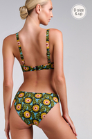 plunge balcony bikini top + 5 cm bikini briefs