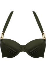 royal navy plunge balconette Bikini Oberteil