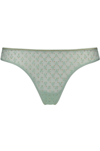 lucky clover butterfly thong