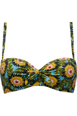 bellini plunge balcony bikini top