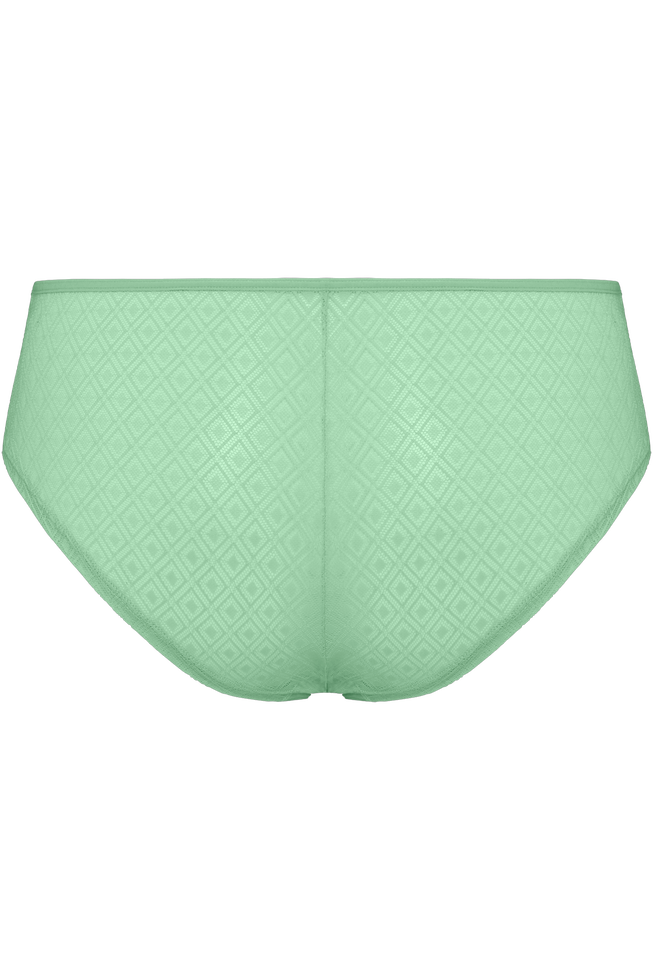 seduction8 cm brazilian slip | pastel green