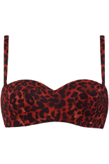 panthera Bikini Oberteil trägerlos