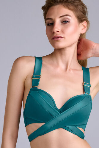 cache coeur push up bikini top