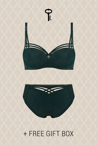 balcony bra + 8 cm brazilian briefs