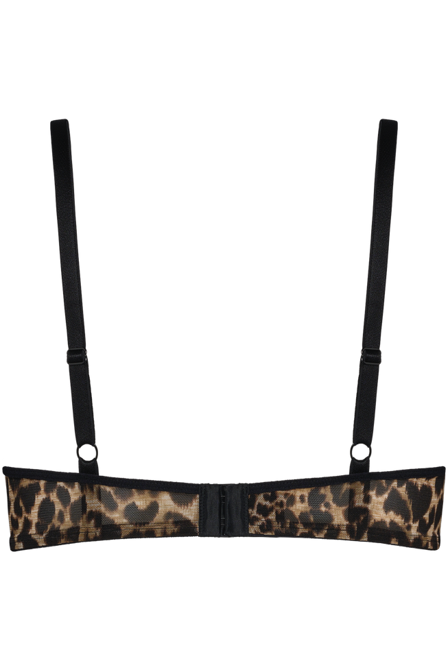 vixen leopard print lingerie set