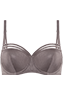 Dame de Paris plum truffle balcony bra