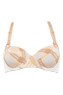 gloria summer tweed plunge balcony bra