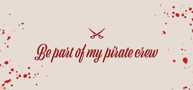 marlies dekkers be part of my pirate crew mobile banner