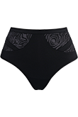 wing power black and grey high waist briefs