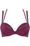 Latin lady grape purple push up bra