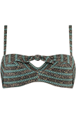 bebali ocean teal plunge balcony bikinitop