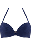 Puritsu Blue push up bikini top