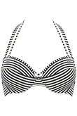 holi vintage blue ecru push up bikini top