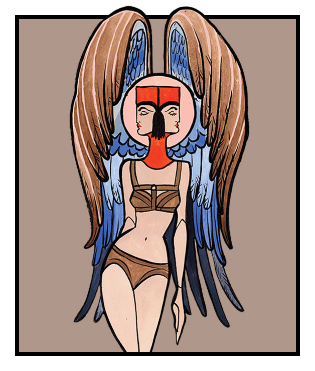 FW23 lingerie collection Wing Power