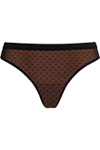 flash dance sheer black polka dot 5.5cm butterfly briefs