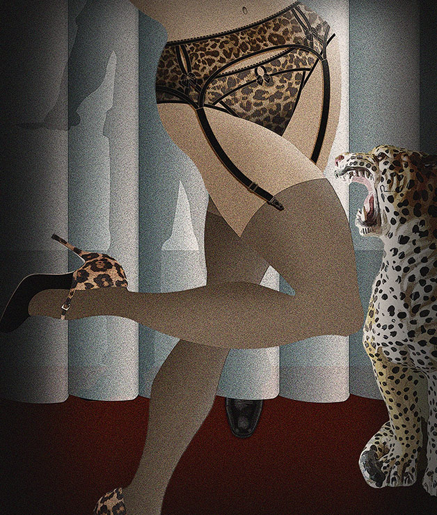 FW20 style collection peekaboo leopard print