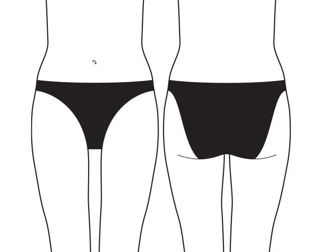 what are 2 cm bikini briefs