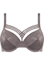 Dame de Paris plum truffle plunge bra