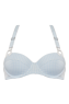 gloria skyway blue plunge balcony bra