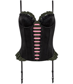 couture rebellious princess revolutionary black lingerie