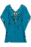 holi glamour dusk blue kaftan