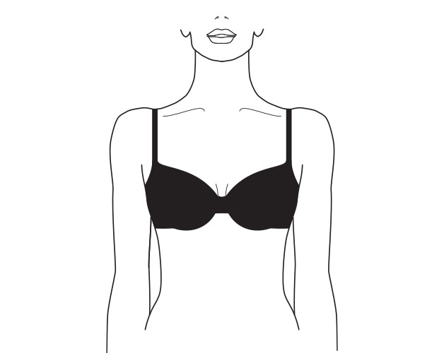 what is an unpadded bikini top