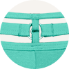 Style Space Odyssey Green Lagune bottom details