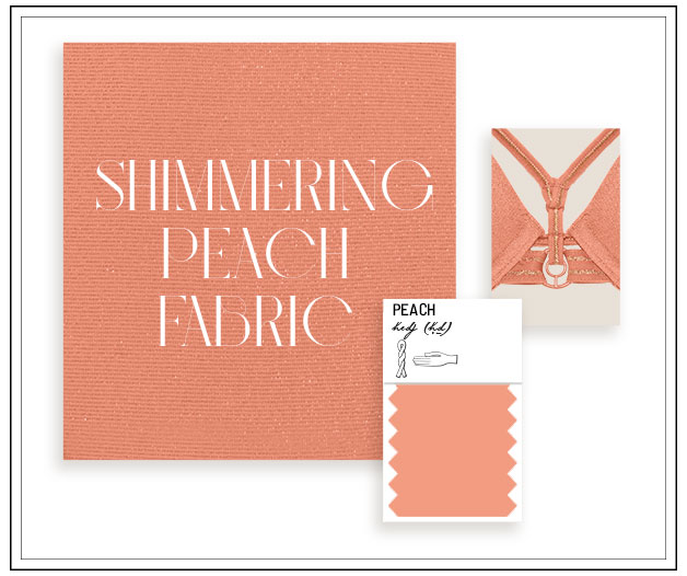 lingerie collection SO shimmering peach SS21