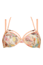 oriental morphosis powdery pink plunge balcony bra
