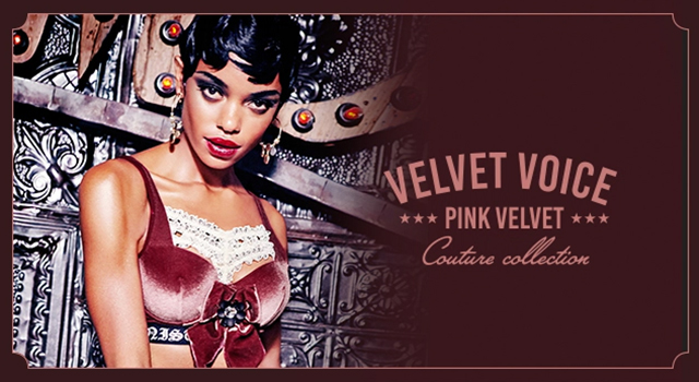 FW19 collection Couture Velvet Voice Pink Velvet header banner