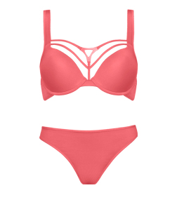 Style Triangle Rosy Coral bra
