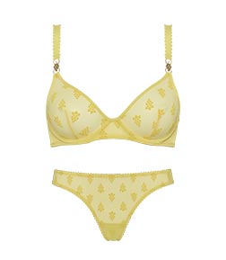 style lingerie collection soif de vivre yellow