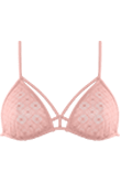 seduction mellow rose unpadded triangle bra bra