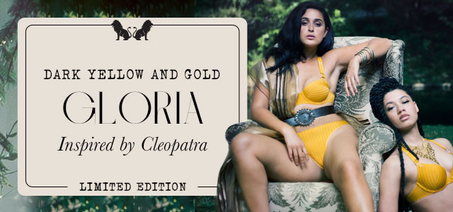 S21 collection Gloria dark yellow & gold header banner mobile