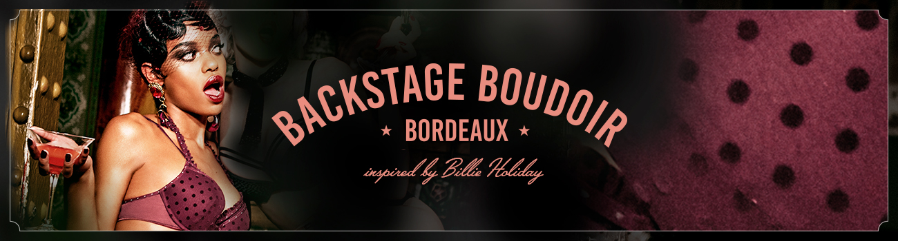 FW19 collection Backstage Boudoir Bordeaux header banner
