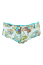 oriental morphosis green turquoise 12 cm brazilian shorts
