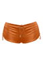 holi glamour marigold orange drawstring shorts