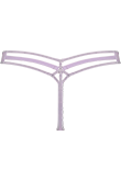 space odyssey lilac lurex and silver thong