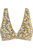 mambo amalfi lemon print push up bra