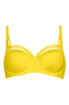 dame de paris buttercup yellow wired padded balcony bra 17720