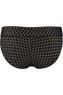 holi vintage black/gold fold down briefs