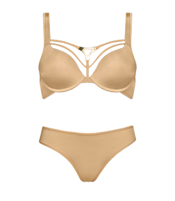 Style triangle gold lingerie
