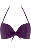 Musubi Purple push up bikini top