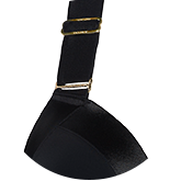 swimwear details cache coeur black SS19
