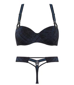 style lingerie collection Gloria black & insignia blue FW18