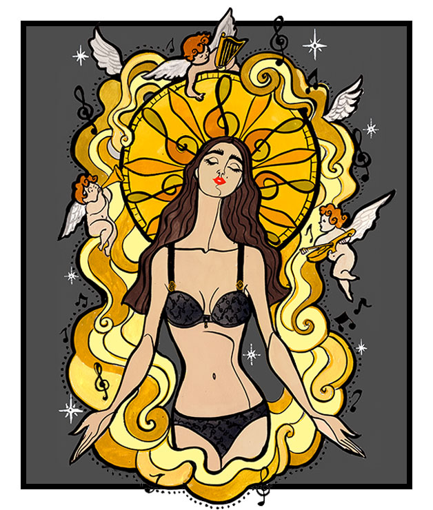 FW23 lingerie collection Calliope