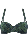 gloria scarab green plaid