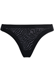 wing power black and grey 4cm butterfly thong