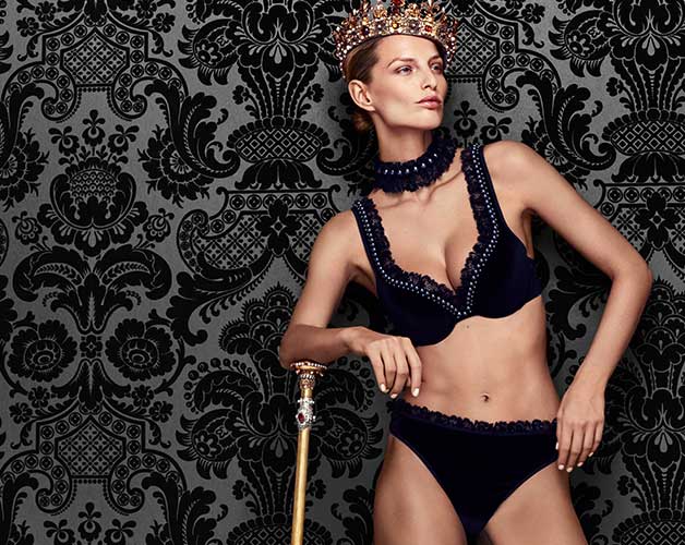 couture lingerie collection queen of pearls fW18