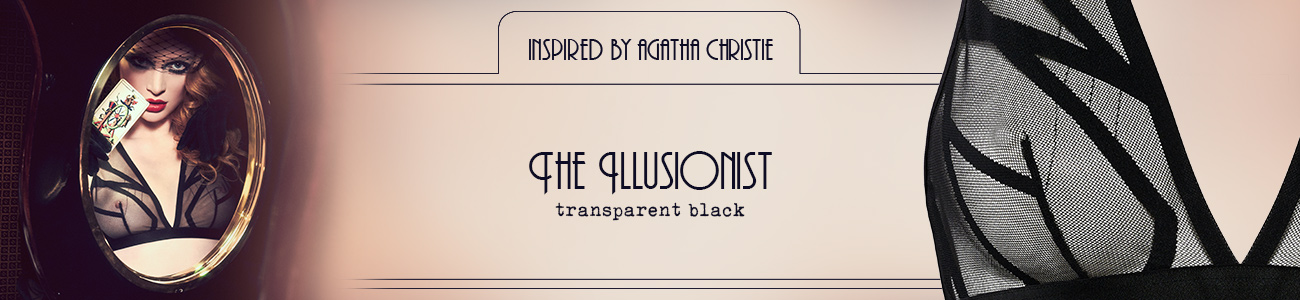 FW20 style collection The Illusionist transparent black header banner